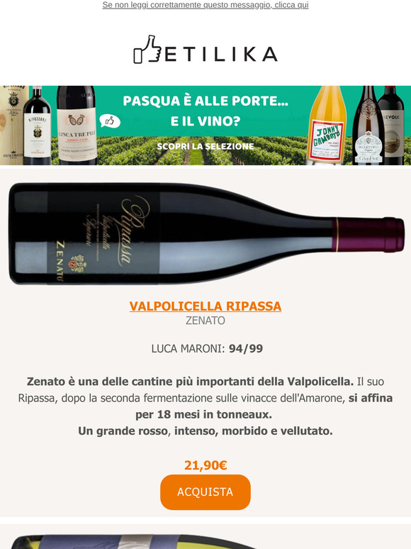🍷Valpolicella Ripassa Zenato, Sauvignon Praepositus, Ribolla Collio Marco Felluga