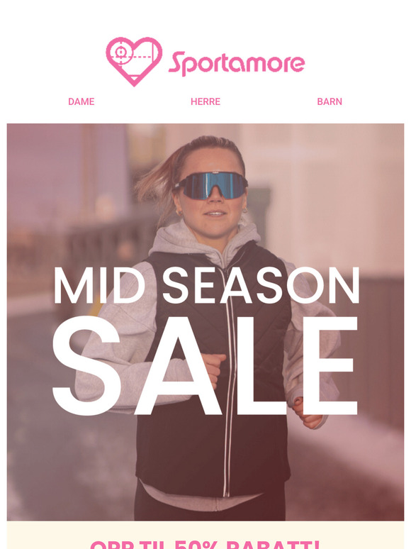 MID SEASON SALE – starter nå!
