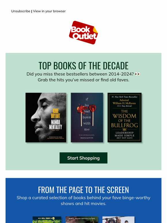 Decade of hits: Top books from 2014-2024