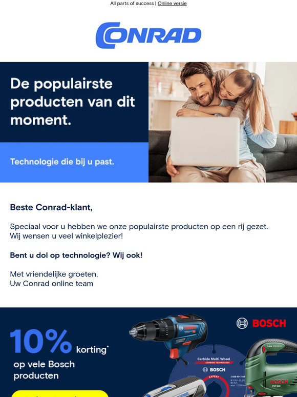 💥 Nog 2 dagen: 10% korting op Bosch en Dremel.