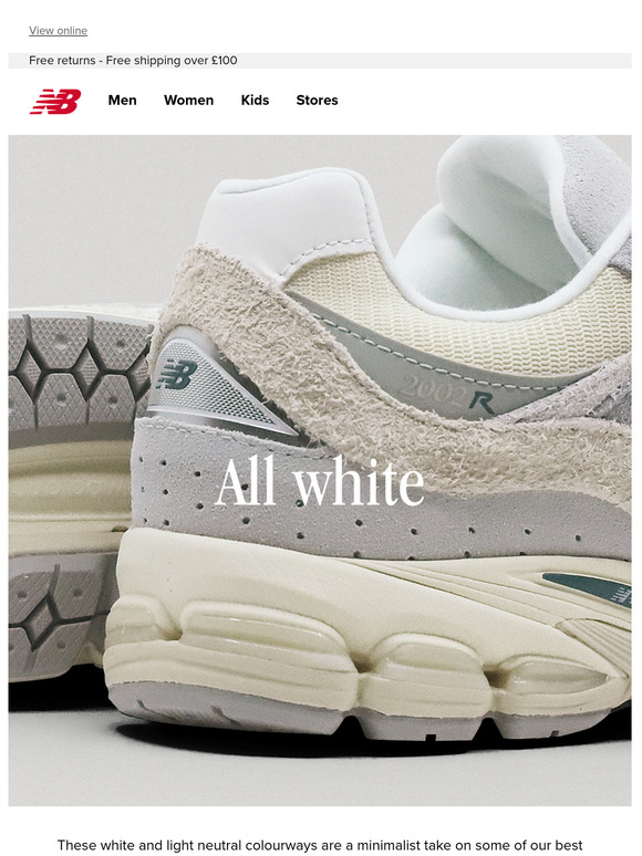 All white colourways