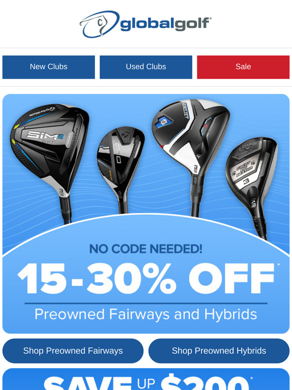 Final Hours ⏳ Up to 30% Off Preowned Clubs