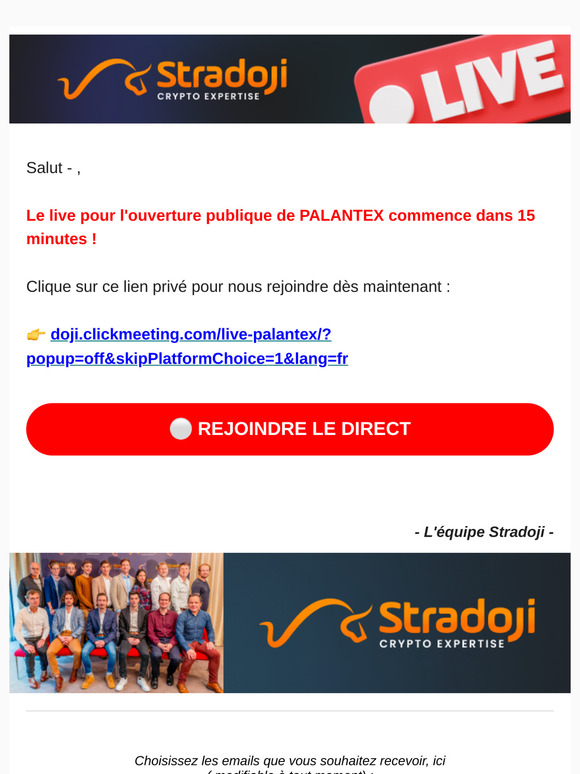 🔴 Le live démarre dans 15mn >>