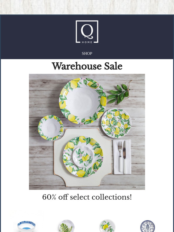 💙 WAREHOUSE SALE: 60% off 💙