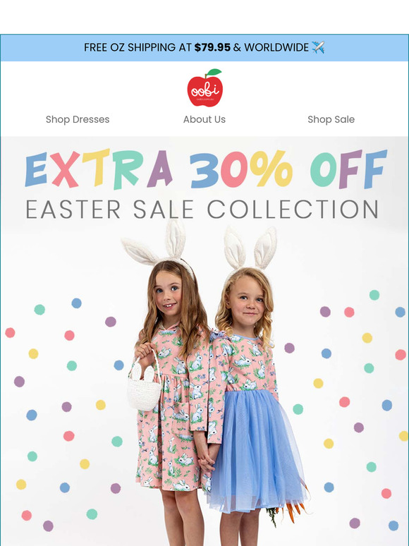 EXTRA 30% OFF EASTER SALE 🐣🐇🌷