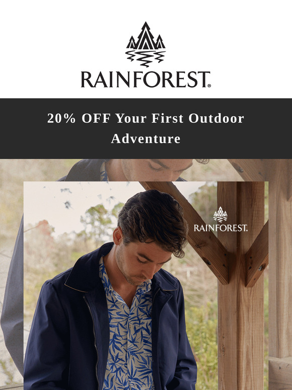 Adventure Awaits – 20% OFF Your First Order at Rainforest