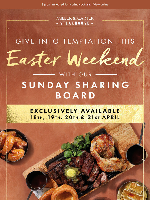 Sunday Sharer available all Easter weekend? 😲