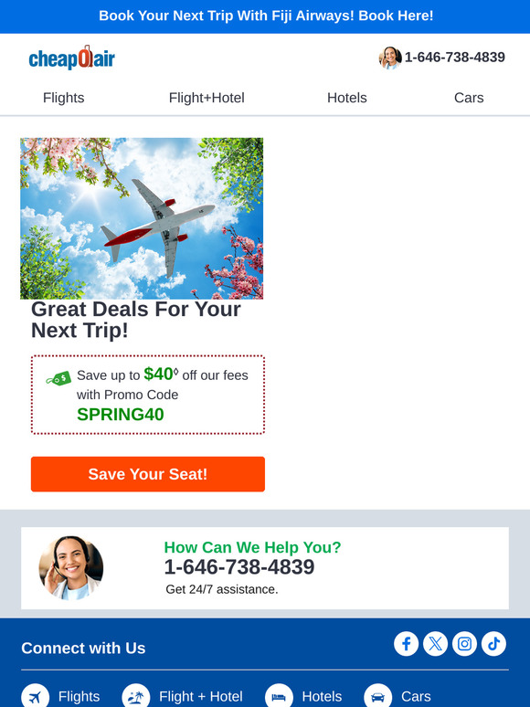 ✈ Flight Deals Recommended for You!