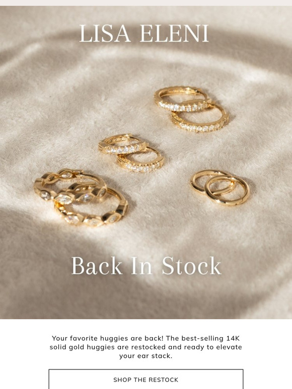 Back In Stock ⭐️ Creolen Bestseller