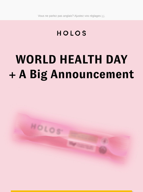 World Health Day + A Big Announcement 🌍