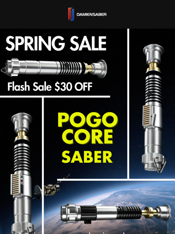Choose A Lightsaber with Pogo Pin Core, quickly disassemble your saber.