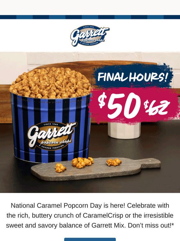 🎉 It’s National Caramel Popcorn Day!