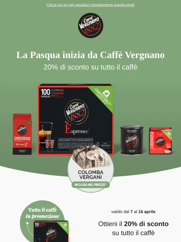 ☕ La Pasqua inizia da Caffè Vergnano🌟