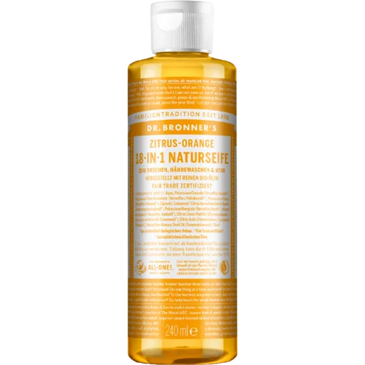 Dr. Bronner's 18-EN-1 Savon Liquide Agrumes-Orange