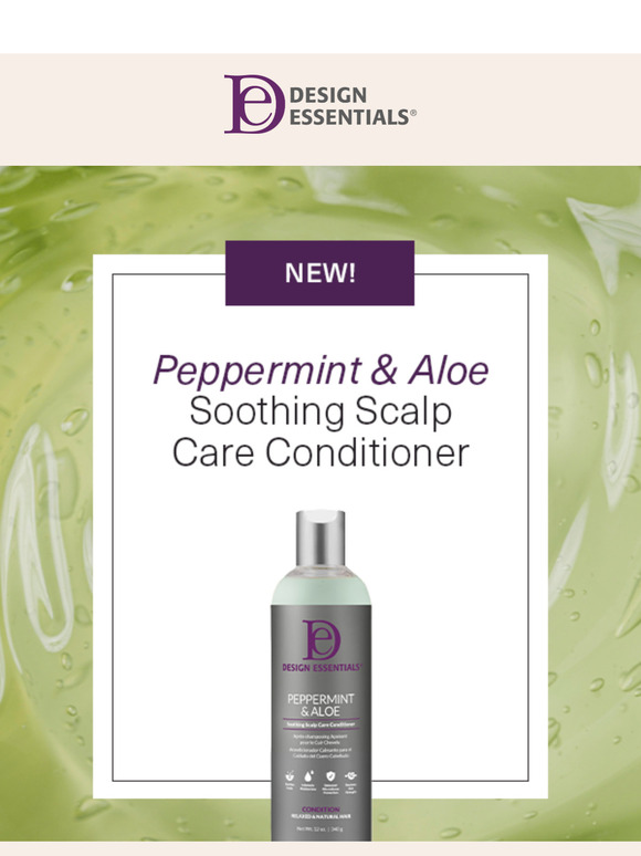 Scalp Care Starts with Peppermint & Aloe