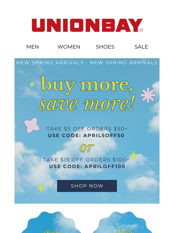 Up to $15 off ends soon!