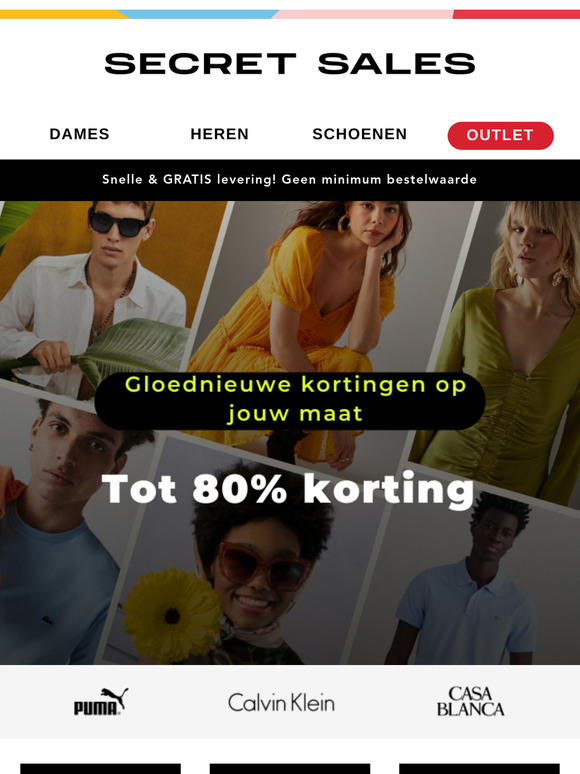 Vind jouw maat gelijk en voor minder! Tot 80% korting