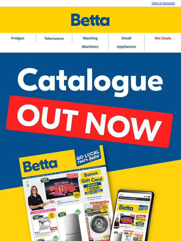 Catalogue Alert!🚨 BONUS Gift Cards up to $300*