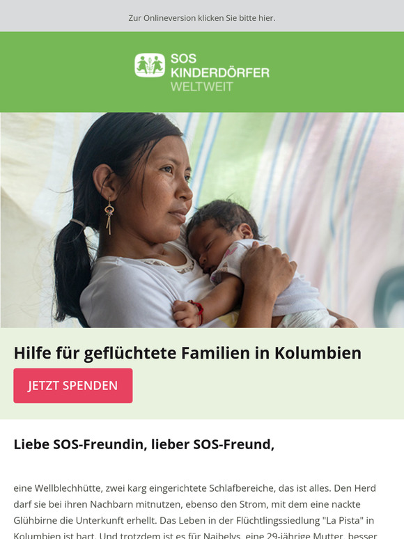 Kolumbien: Hilfe für geflüchtete Familien