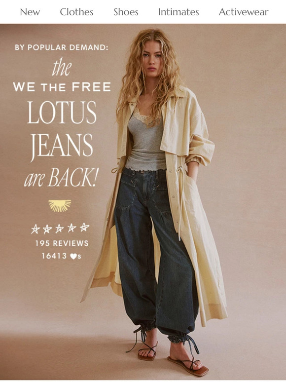 (Re)Introducing: The Lotus Jeans 🌸👖