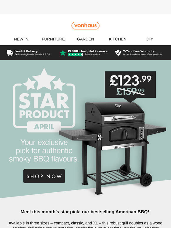 🔥🍔 Hot off the grill – April’s ⭐ product is here!