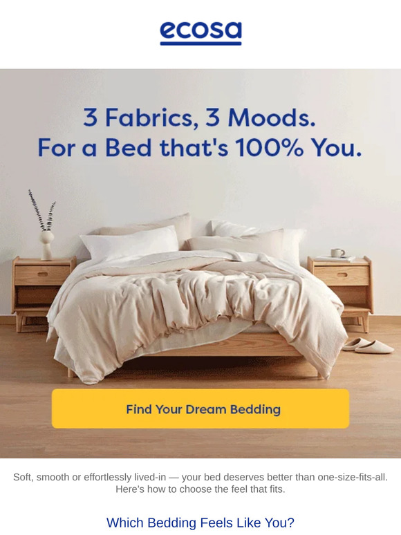 Find Your Feel-Good Bedding