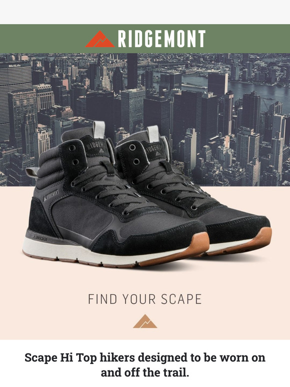 The Scape Hi - Designed to be worn on and off the trail