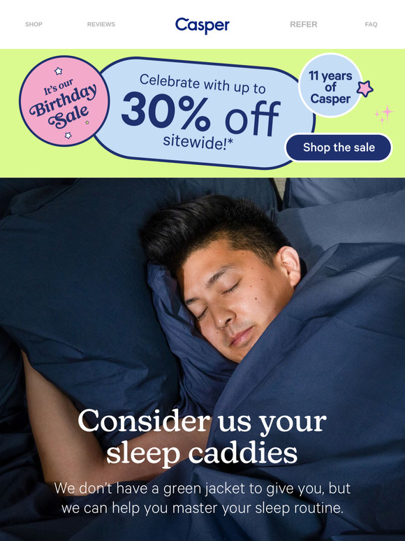 Master your sleep routine ⛳️