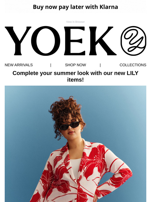 ☀ Beaming into summer: Shop our new LILY design