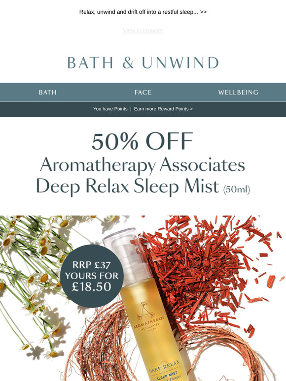 50% OFF Aromatherapy Associates Sleep Mist