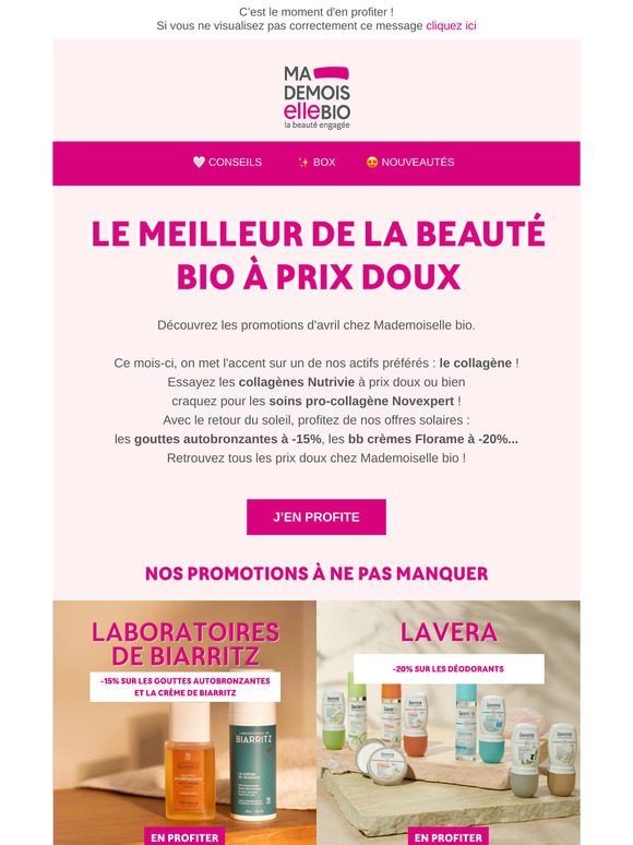 Craquez pour les promos du mois 😍