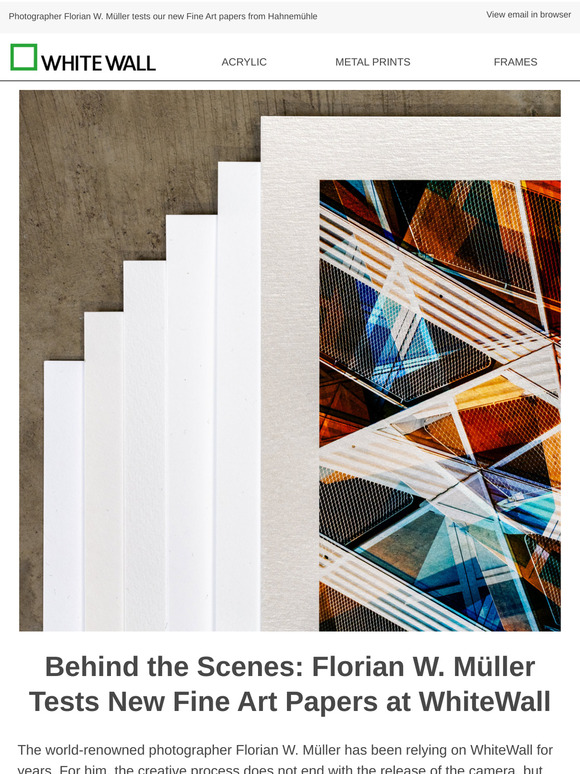 Feel the difference: Haptics and structure in FineArt printing