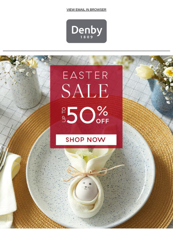 Have you seen our Easter Sale? Up to 50% off continues...