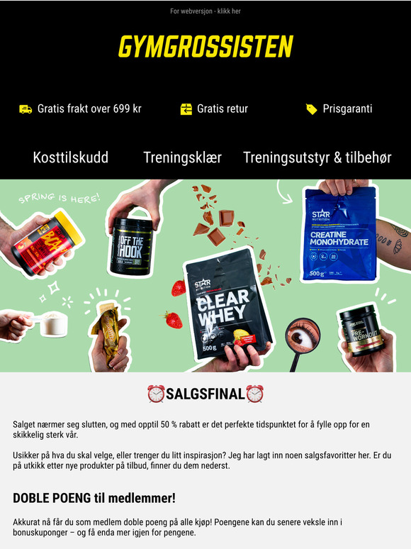 ⏰ SALGSFINALEN! Nå har du bare TIMER igjen til å gjøre kupp⏰