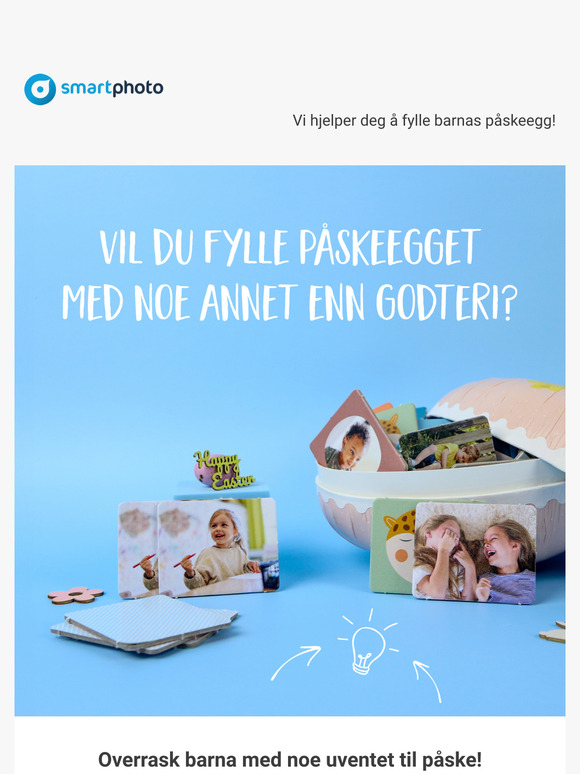 Vi hjelper deg å fylle barnas påskeegg!