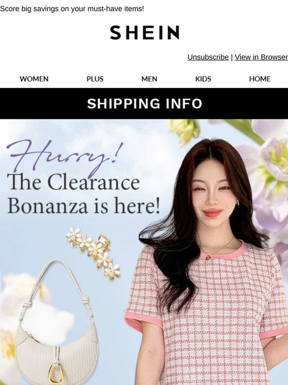 Clearance Bonanza: Treat Yourself!