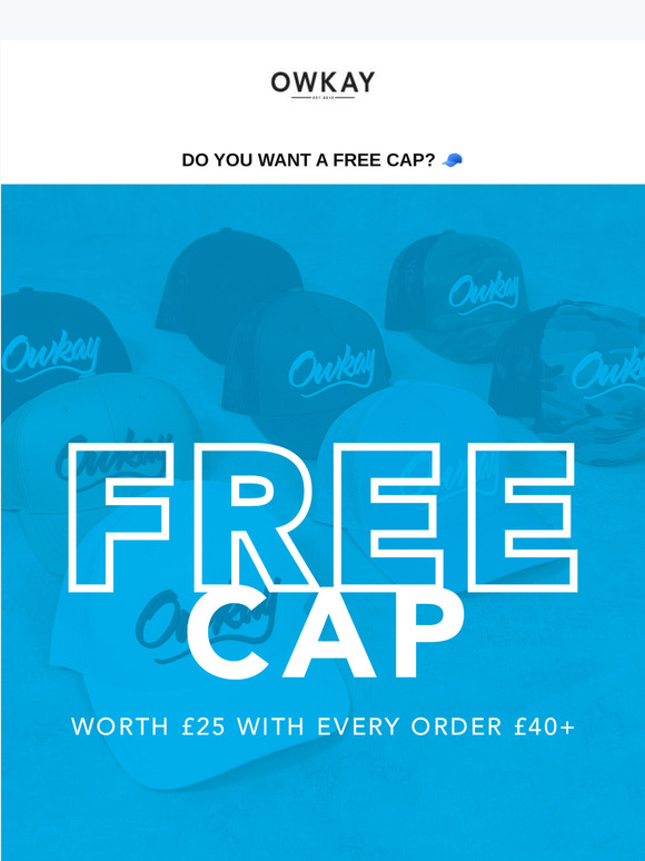 Do you want a FREE Cap? 🧢