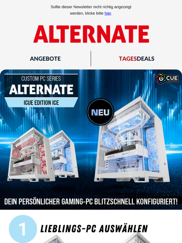 ❄️ Unsere neuen Custom-Series-PCs in der ICUE-ICE-Edition! 🖥️