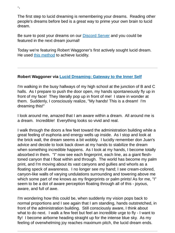 The Dream Journal