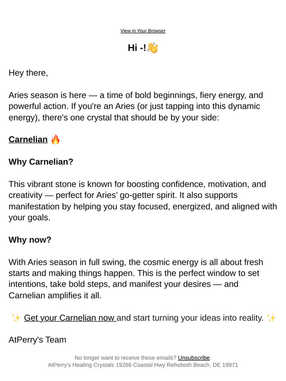 Your Power Stone for Manifestation