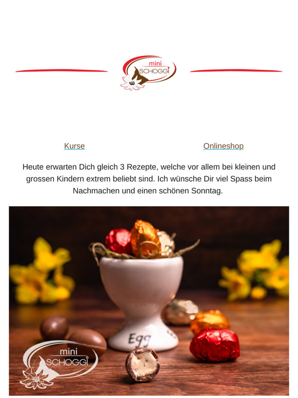 Alle Kinderschokolade-Fans aufgepasst! Es warten 3 tolle neue Rezepte auf Dich.