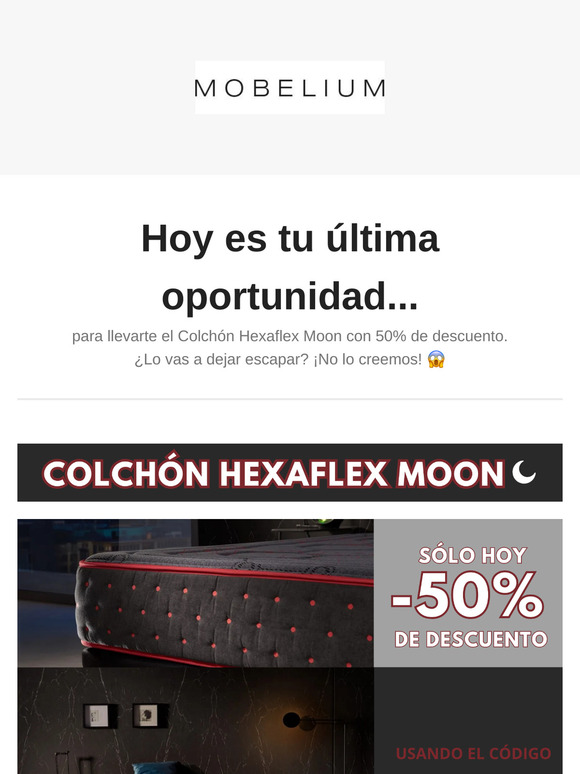 Colchón con descuento para ti 🙌👉