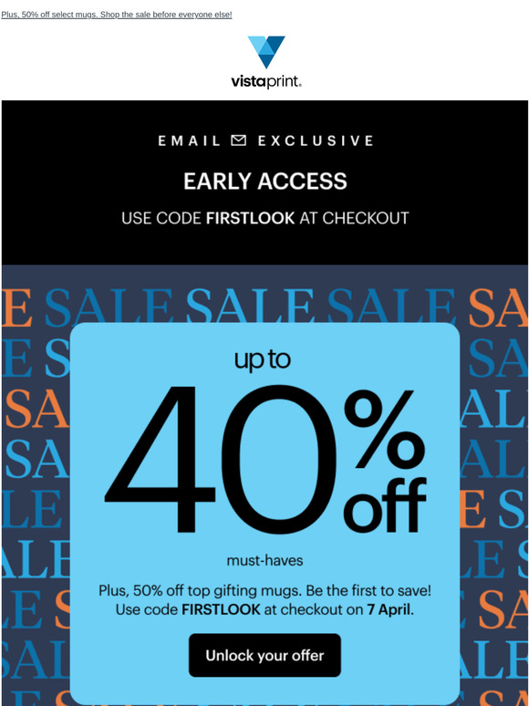 🛒 Up to 40% off must-haves | You’re here first!