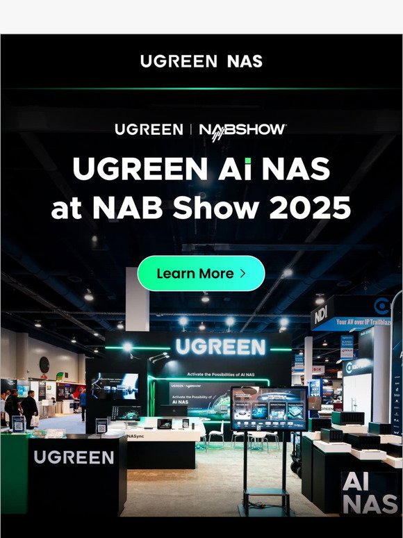 UGREEN: UGREEN AI NAS Takes Center Stage at NAB Show 2025🎊 | Milled