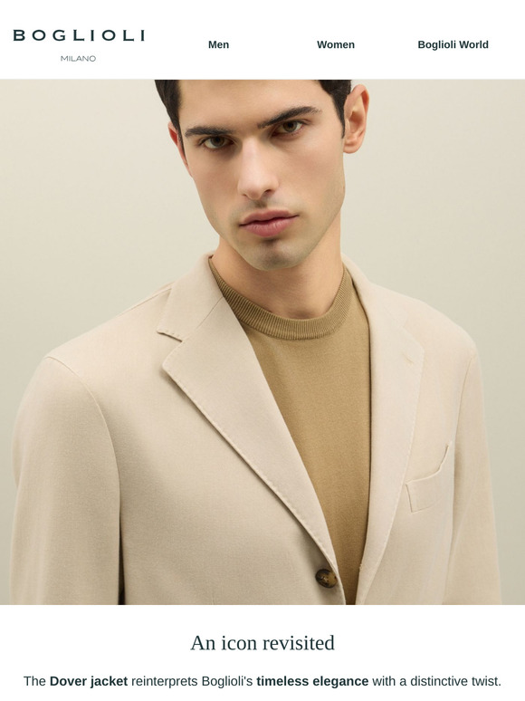 Dover: Boglioli elegance with a new character