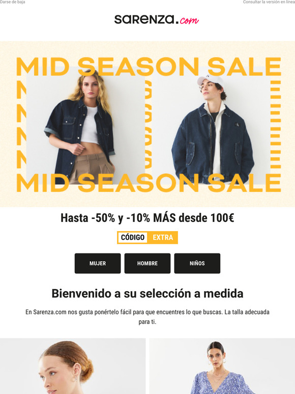 Su talla siempre está disponible ⏳