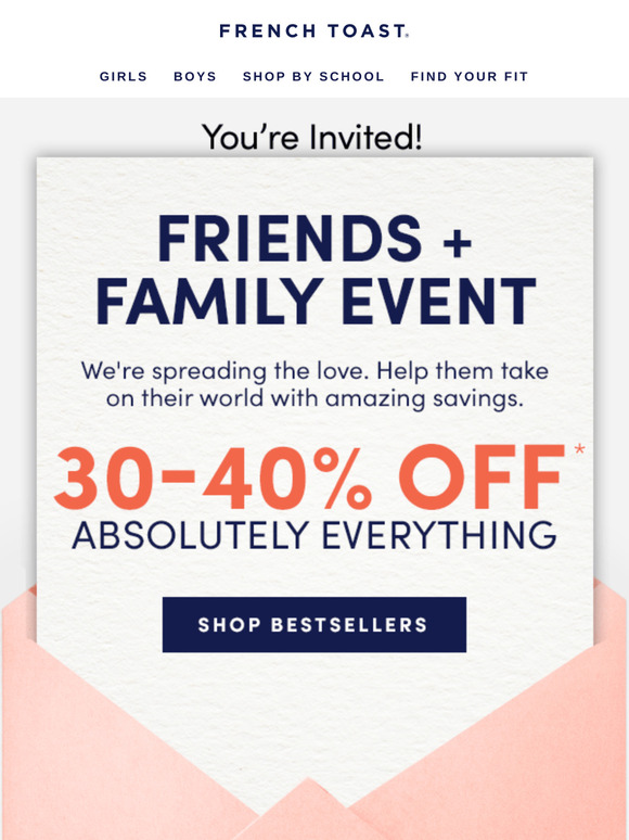 💌 You’re invited to save big!