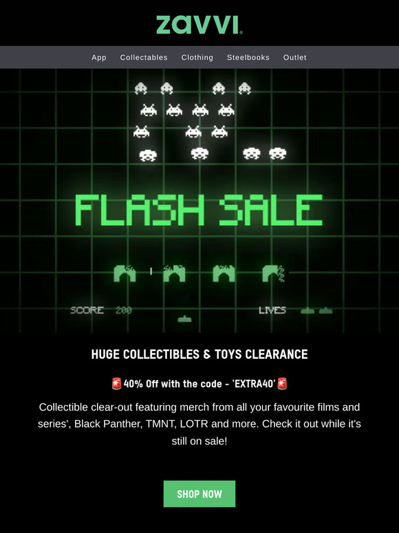 Evening Flash Sale - Extra 40% Off Collectibles [Ends Midnight]