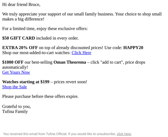 Final Hours: Grab Your Extra 20% OFF!