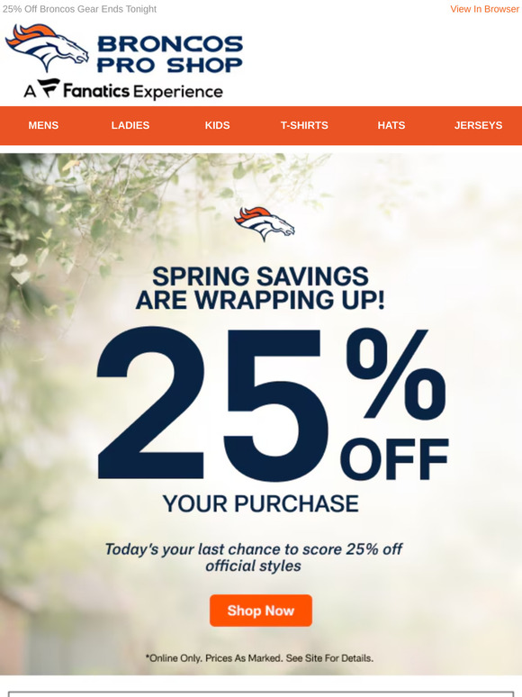 Final Day: Score 25% Off Before It's Too Late